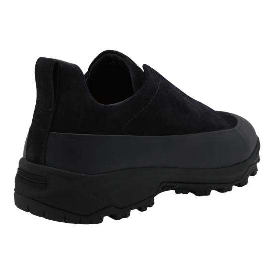 26FW 에르메네질도제냐 스니커즈 LHNELS7008ZBNZ Black - ERMENEGILDO ZEGNA
