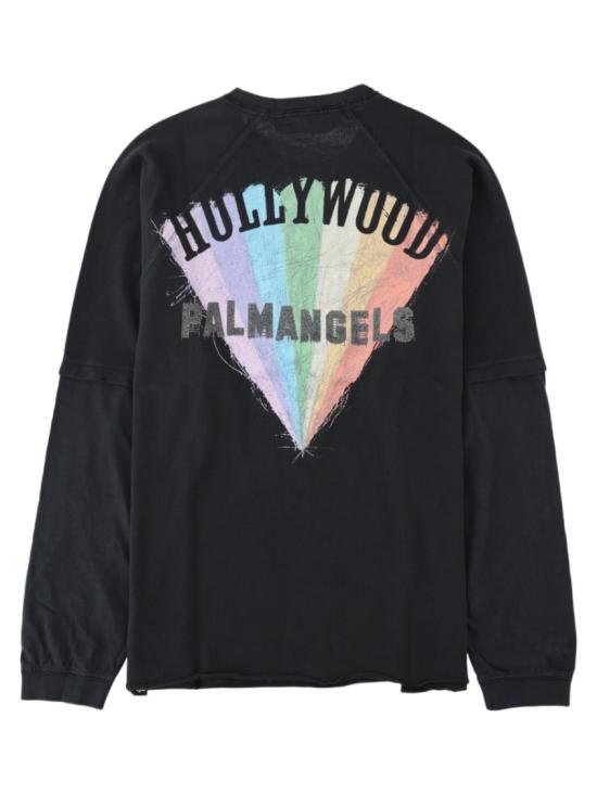 26FW 팜앤젤스 긴팔 티셔츠 PAMAB003JR002 1184 Black - PALM ANGELS