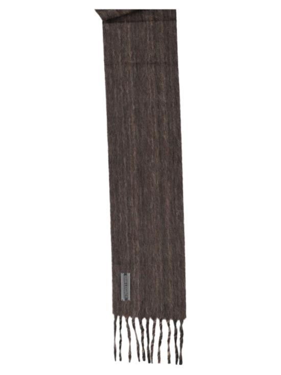 26FW 아워레가시 에스테이트 스카프 A4268EC CHOCOPRESSEDWAVEALPACA Black