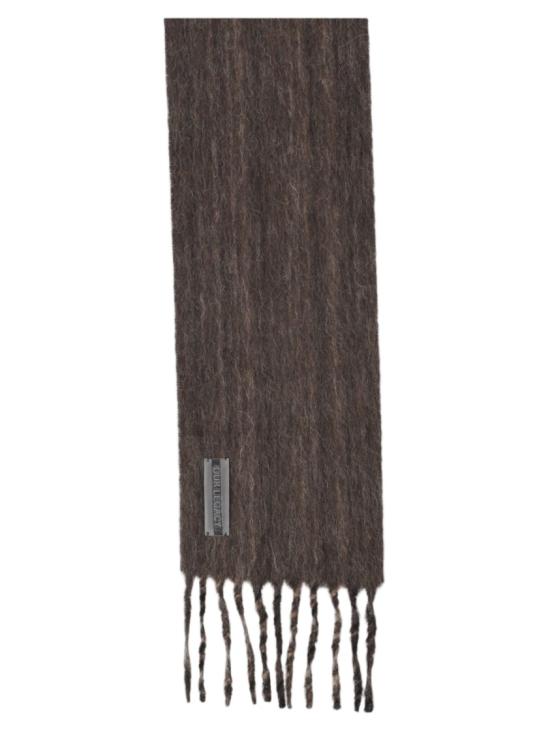 26FW 아워레가시 에스테이트 스카프 A4268EC CHOCOPRESSEDWAVEALPACA Black - OUR LEGACY