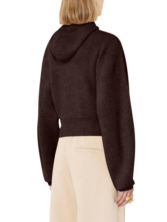 26FW 스포트막스 니트웨어 2622346022600SPXBALCO004 Brown - SPORTMAX