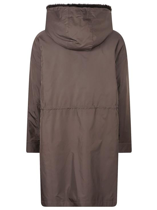 26FW 이브살로몬 코트 23WFM06793U10WA2324 Brown - YVES SALOMON