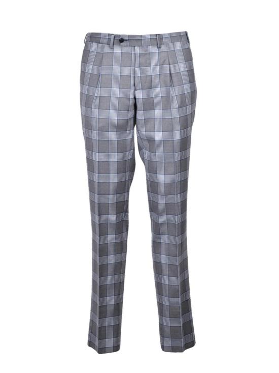  Scuderi 수트 회색 체크무늬 버진 울 맞춤 정장 - OTHER BRANDS