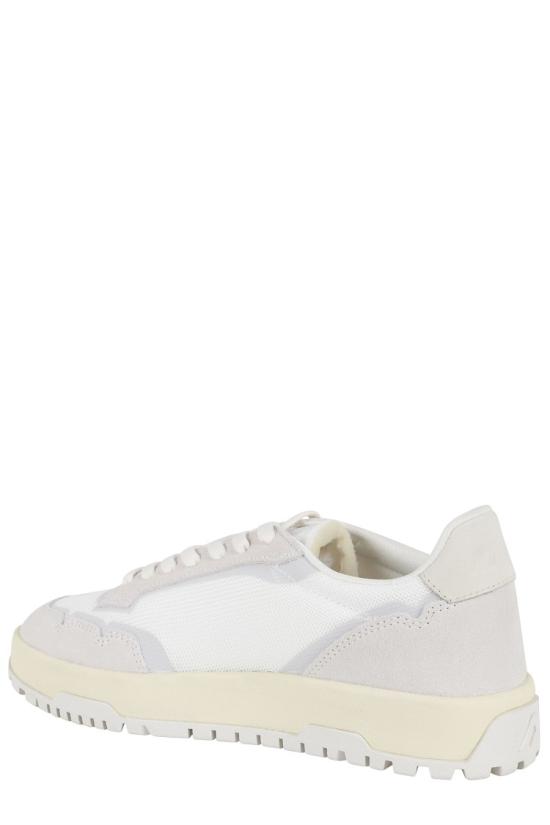 26FW 오트리 WILDPACE 로우 스니커즈 립스탑 나일론 가죽 LDLM 099 White - AUTRY