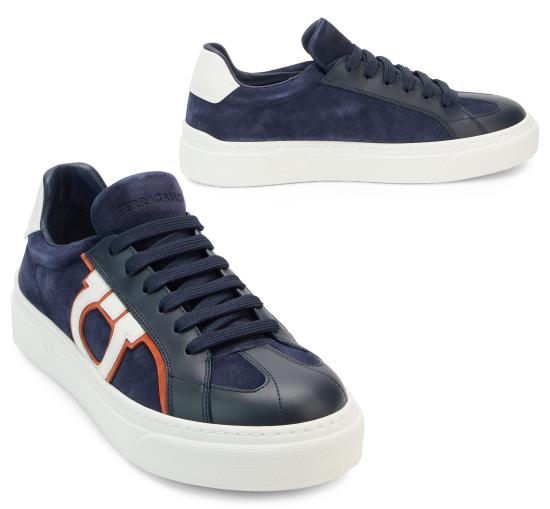 26FW 살바토레 페라가모 스니커즈 02B016796393 blue - SALVATORE FERRAGAMO