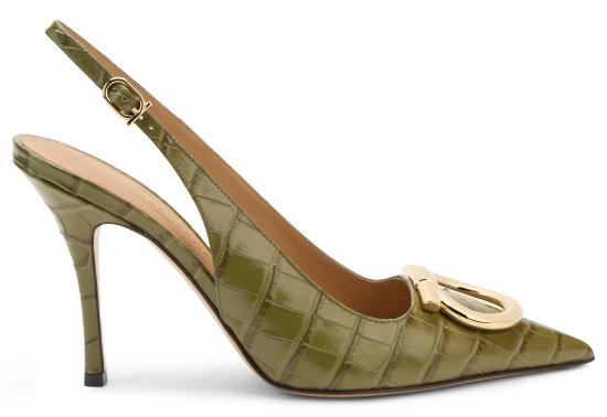 26FW 살바토레 페라가모 샌들 01L945794993 green - SALVATORE FERRAGAMO