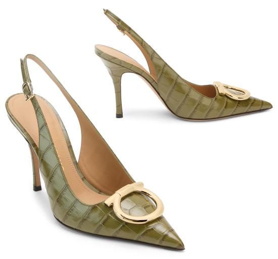 26FW 살바토레 페라가모 샌들 01L945794993 green - SALVATORE FERRAGAMO