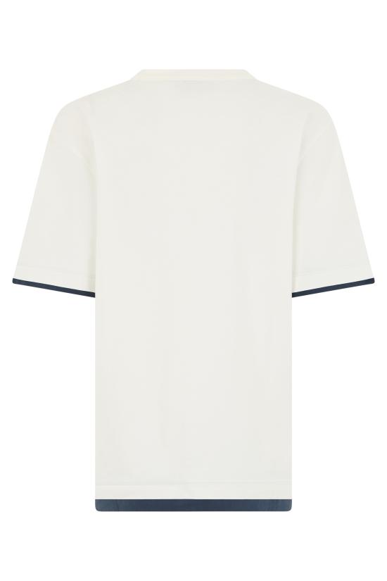 26FW 펜디 반팔 티셔츠 FY1358AUIB Ivory - FENDI