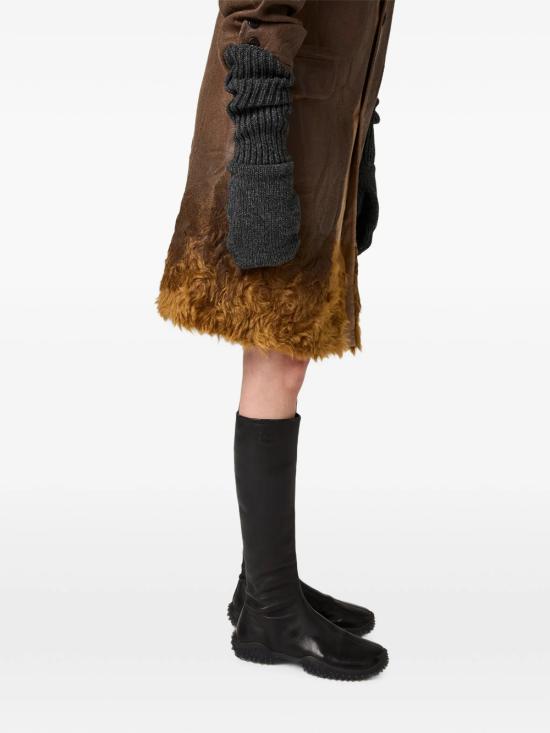 26FW 미우미우 스트레치 나파 레더 부츠 5W805EFA045L68F0002 black - MIU MIU