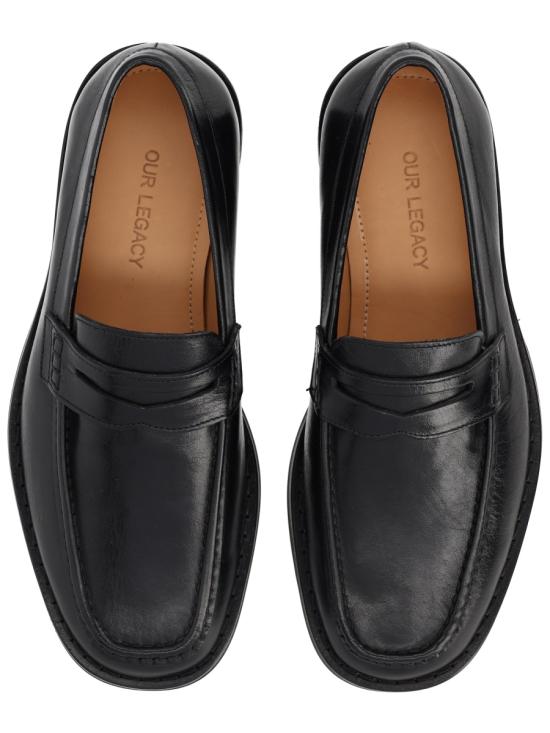26FW 아워레가시 라이트 로퍼 A2267LTTRUEDYEDBLACKLEATHER - OUR LEGACY