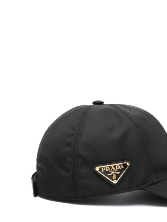  프라다 리나일론 베이스볼 캡 1HC2742DMIF0632 black - PRADA