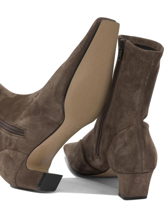 26FW 케이트 네바다 스트레치 로우 부츠 F10681047893 BROWN - KHAITE