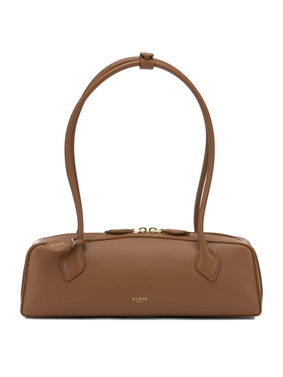 26FW 알라이아 르 테켈 미디움 레더 숄더백 AA1S06033I061237 BROWN