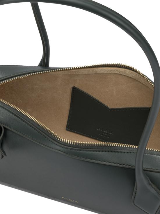 26FW 알라이아 르 테켈 미디움 레더 숄더백 AA1S06033I061U48 GREEN - ALAIA