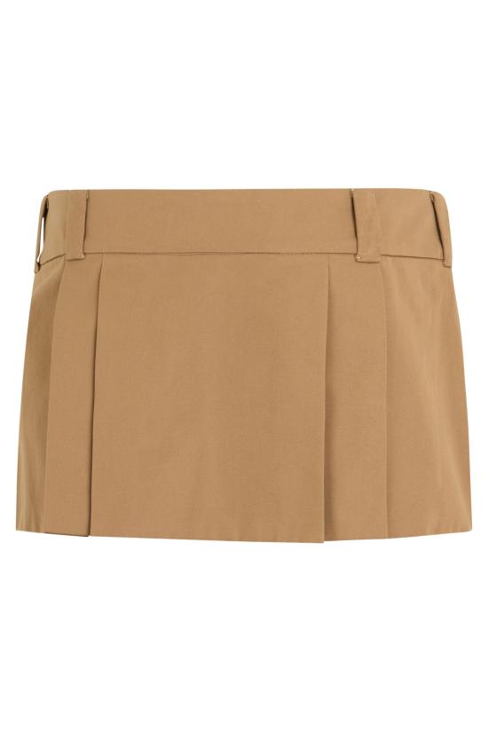 26FW 미우미우 스커트 MG2692SOOO1BMS F0594 CAMEL - MIU MIU