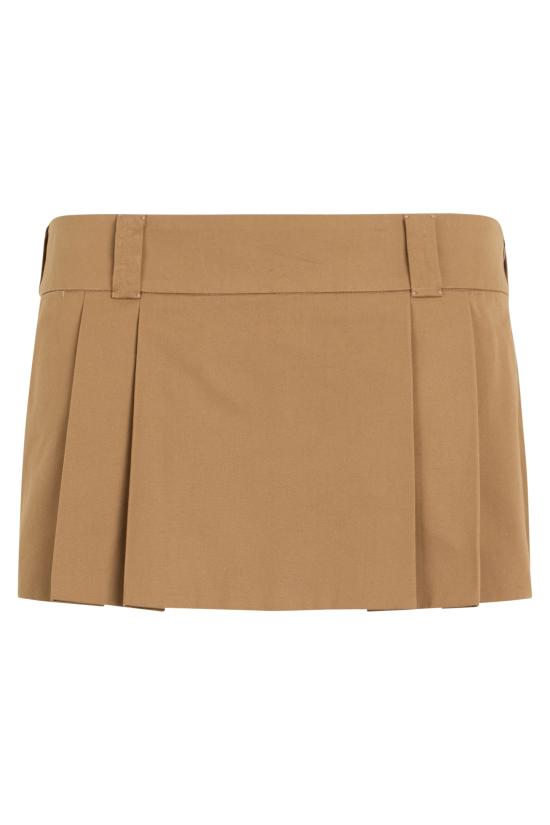 26FW 미우미우 스커트 MG2692SOOO1BMS F0594 CAMEL