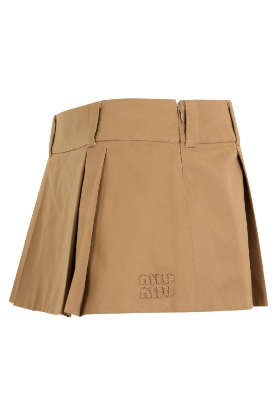 26FW 미우미우 스커트 MG2692SOOO1BMS F0594 CAMEL - MIU MIU