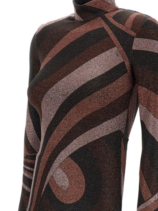 26FW 에밀리오푸치 반팔 티셔츠 6UJM136U867011 BORDEAUX - EMILIO PUCCI