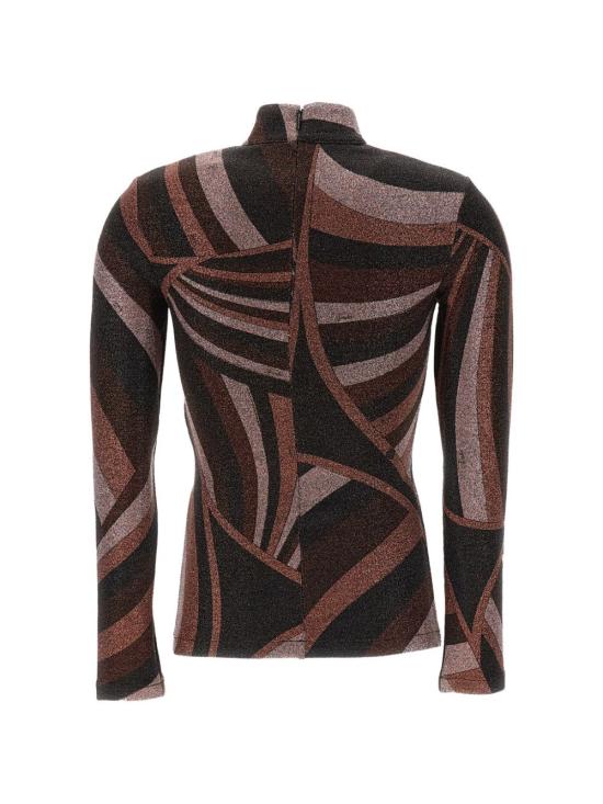 26FW 에밀리오푸치 반팔 티셔츠 6UJM136U867011 BORDEAUX - EMILIO PUCCI