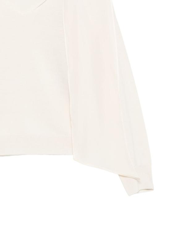 26FW 세미쿠튀르 스웨터 S6WA40E641 WHITE - SEMI-COUTURE