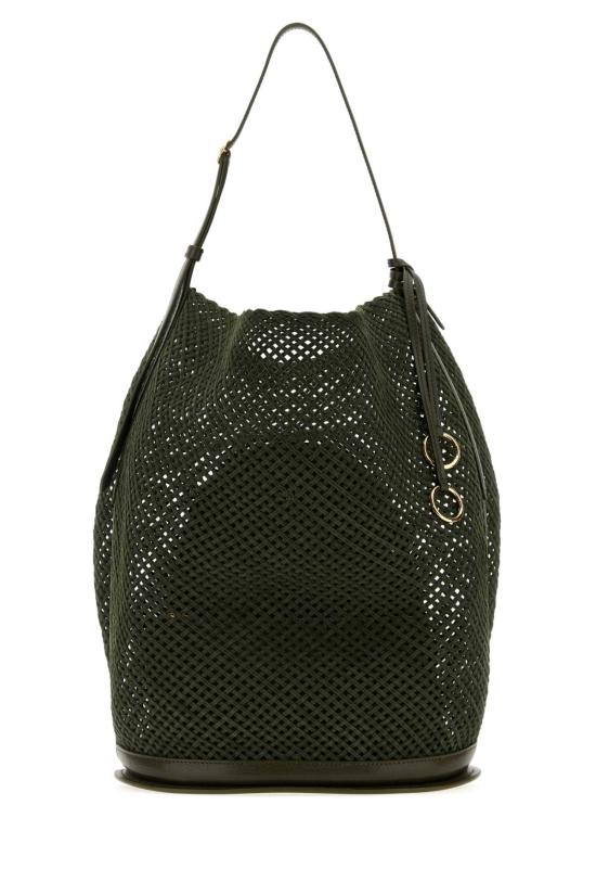26FW 알라이아 힙 라지 버킷 백 AA1L6006I249 U21 GREEN