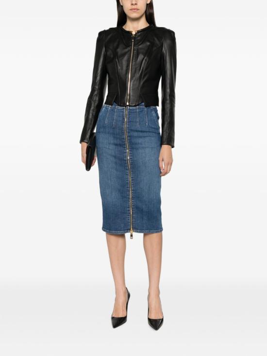 26FW 엘리자베타프랜치 스커트 GJ01N66E2139 NAVY - ELISABETTA FRANCHI