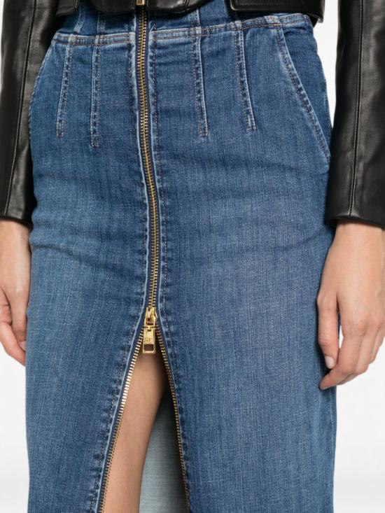26FW 엘리자베타프랜치 스커트 GJ01N66E2139 NAVY - ELISABETTA FRANCHI