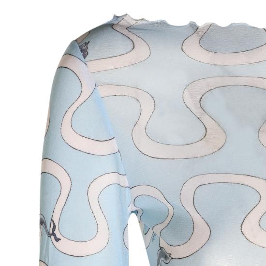 26FW 에밀리오푸치 탑 6UJM456U829032 Blue - EMILIO PUCCI