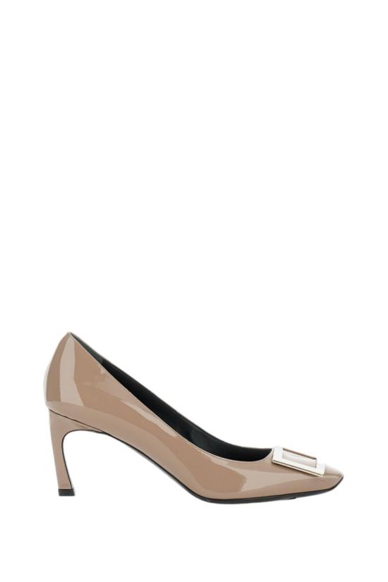  로저비비에 트럼펫 메탈 버클 펌프스 RVW40015280D1PC415 Neutrals