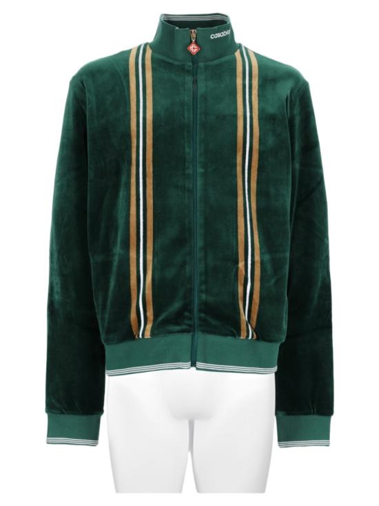 26FW 카사블랑카 자켓 M AW26 JTP 554 01GREEN BROWN OFF WHITE Black