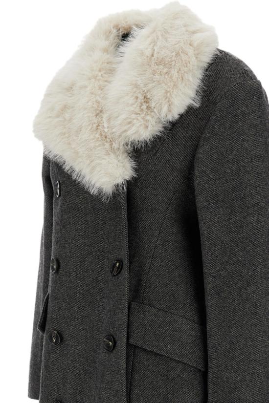 26FW 시몬로샤 자켓 2092F1354CHARCOALBLONDE Grey - SIMONE ROCHA