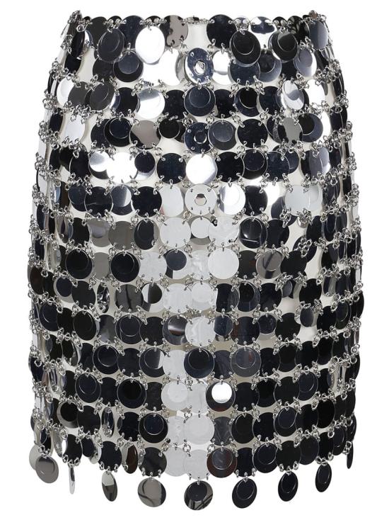  파코라반 스커트 19EIJU010PS0133 Silver - PACO RABANNE
