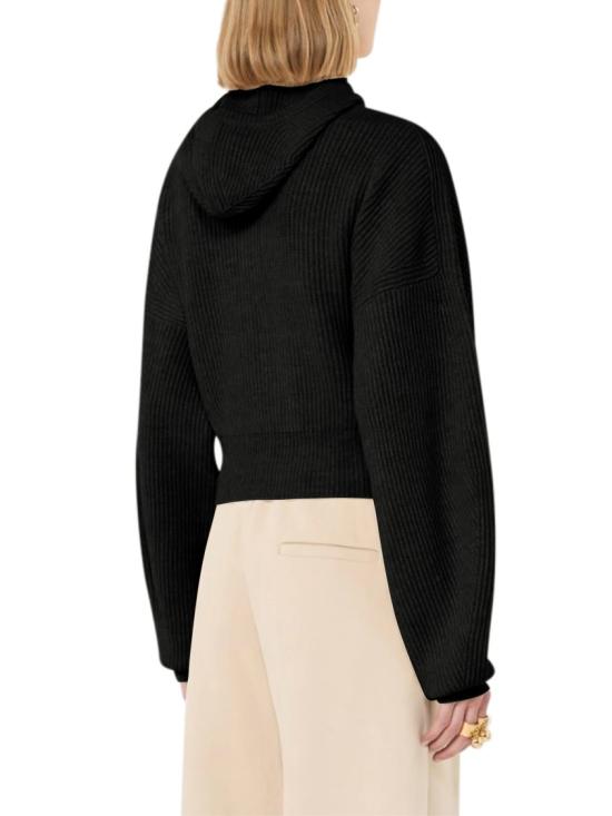 26FW 스포트막스 니트웨어 2622346022600SPXBALCO005 Black - SPORTMAX