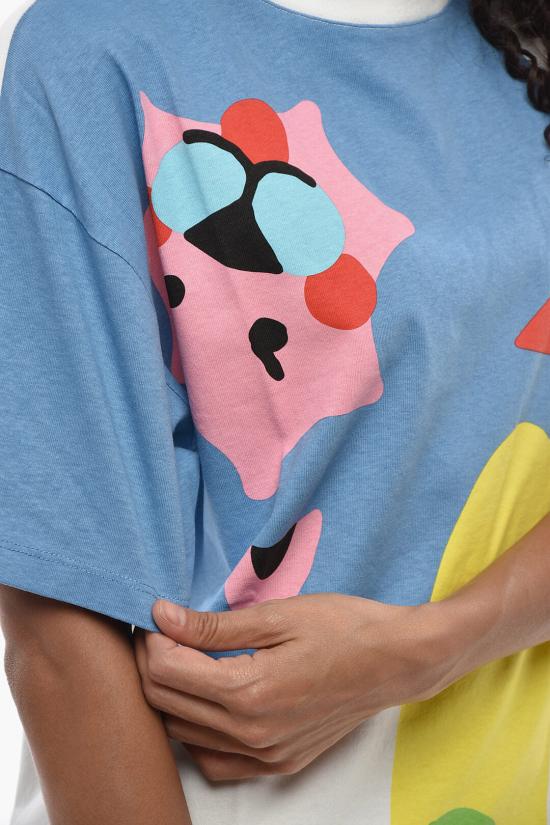  겐조 반팔 티셔츠 FD52TS0464SY02 Multicolor - KENZO