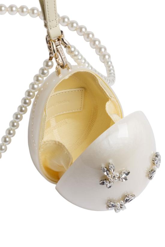 26FW 시몬로샤 숄더백 BAG110ECB0773PEARLCLEAR White - SIMONE ROCHA
