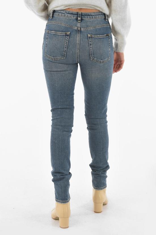  생로랑 데님 팬츠 614478 YZ4774085 Blue - SAINT LAURENT