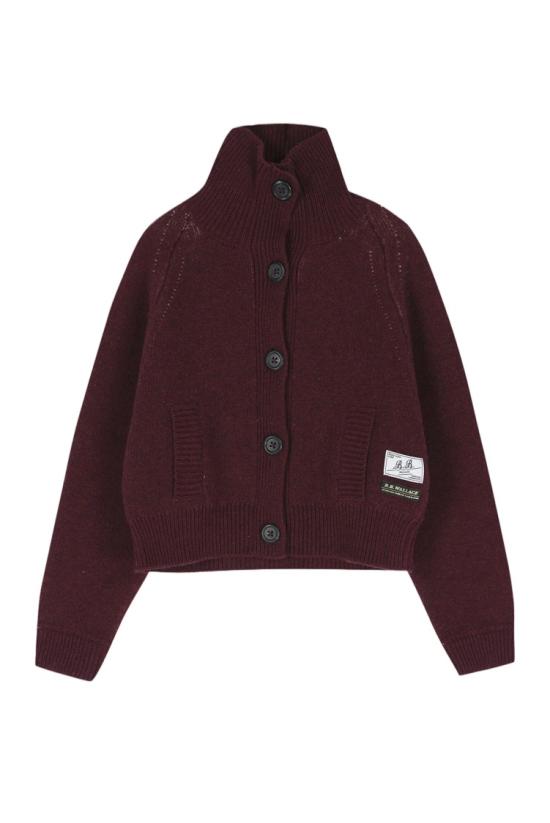26FW B.B. WALLACE 니트웨어 K64BORDEAUX Burgundy
