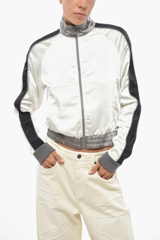  디젤 긴팔 티셔츠 A12881 0IMAT 129A Grigio Bianco e Nero