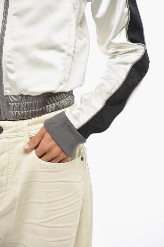  디젤 긴팔 티셔츠 A12881 0IMAT 129A Grigio Bianco e Nero - DIESEL
