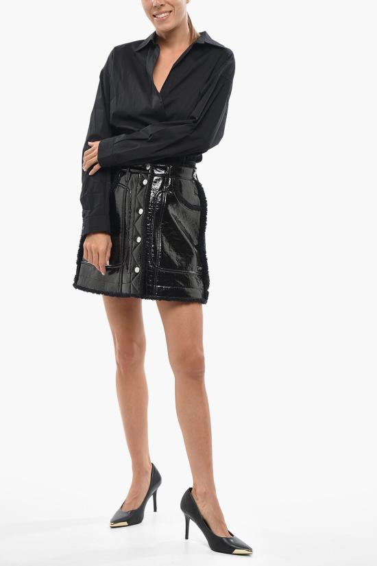  디젤 숏 스커트 A06182 0DGAJ 9XX Black - DIESEL