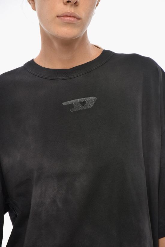  디젤 반팔 티셔츠 A18803 RQMAZ 900 Black - DIESEL