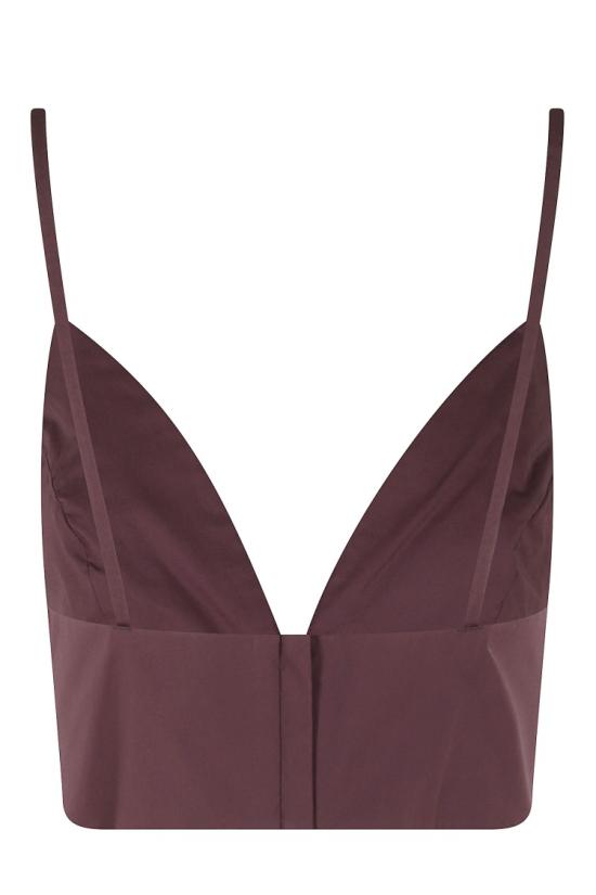 26SS 페데리카 토시 탑 41352 400 098 Burgundy - FEDERICA TOSI