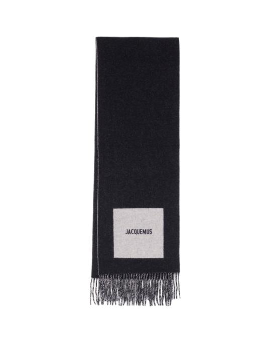  자크뮈스 롱드 카레 울 머플러 ACU00579AOT4044090 Black