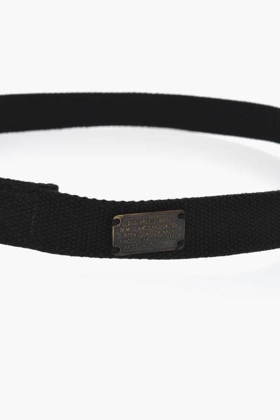  디스퀘어드2 패브릭 벨트 BEM0425 20200508 2124 Black - DSQUARED2