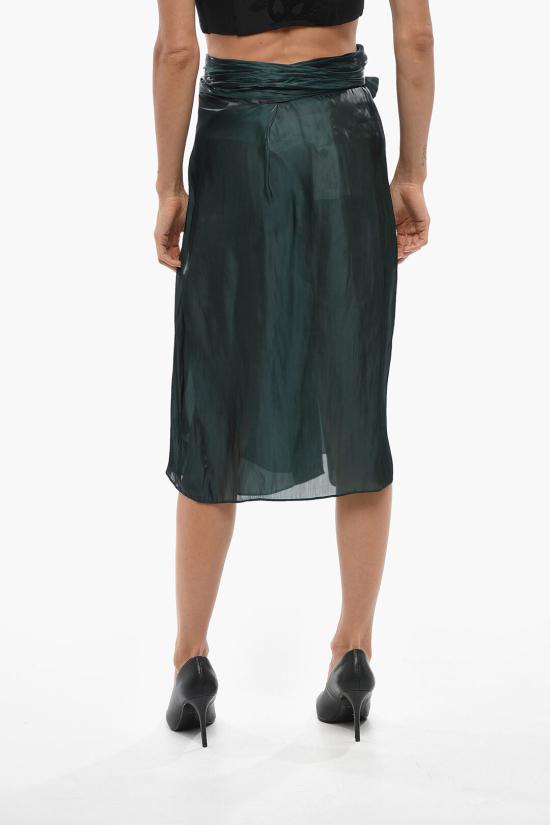  드리스 반 노튼 롱 스커트 010849 4306 605 25 Green - DRIES VAN NOTEN