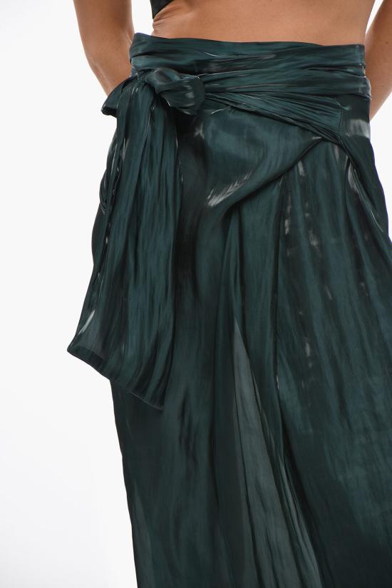  드리스 반 노튼 롱 스커트 010849 4306 605 25 Green - DRIES VAN NOTEN