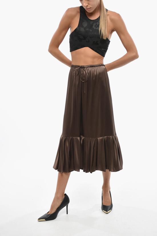  드리스 반 노튼 롱 스커트 0108612032703 Brown - DRIES VAN NOTEN