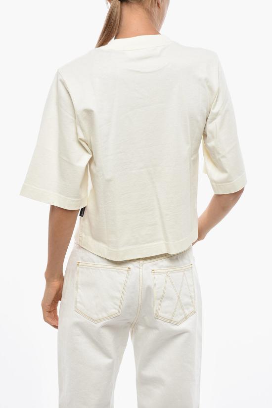  팜앤젤스 반팔 티셔츠 PAWAA003JR0010310 Beige - PALM ANGELS