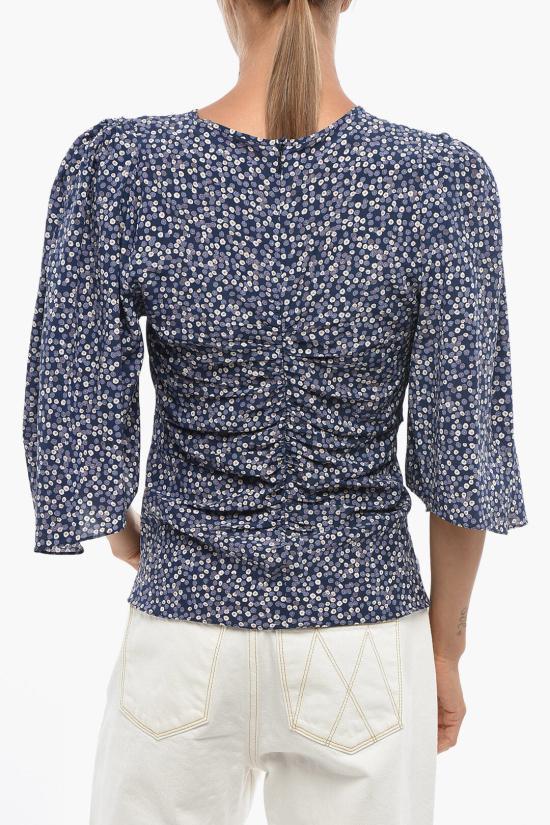  이자벨마랑 탑 23AHT0244FA A3J10 30BU 28 Blue - ISABEL MARANT