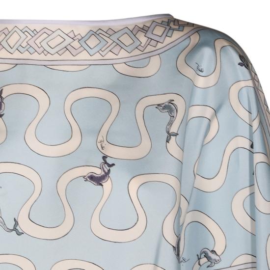 26FW 에밀리오푸치 탑 6URM976U897P41 Blue - EMILIO PUCCI